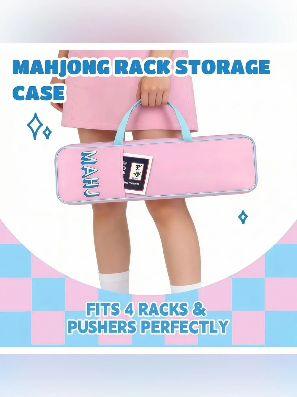 Mahjong Rack Storage Bag with Zipper – 21